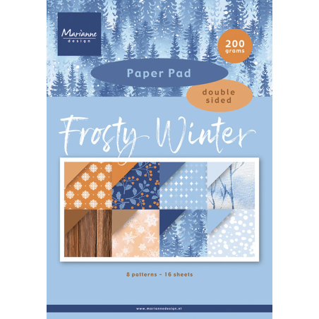 Marianne Design Frosty Winter A4 Paper Pad