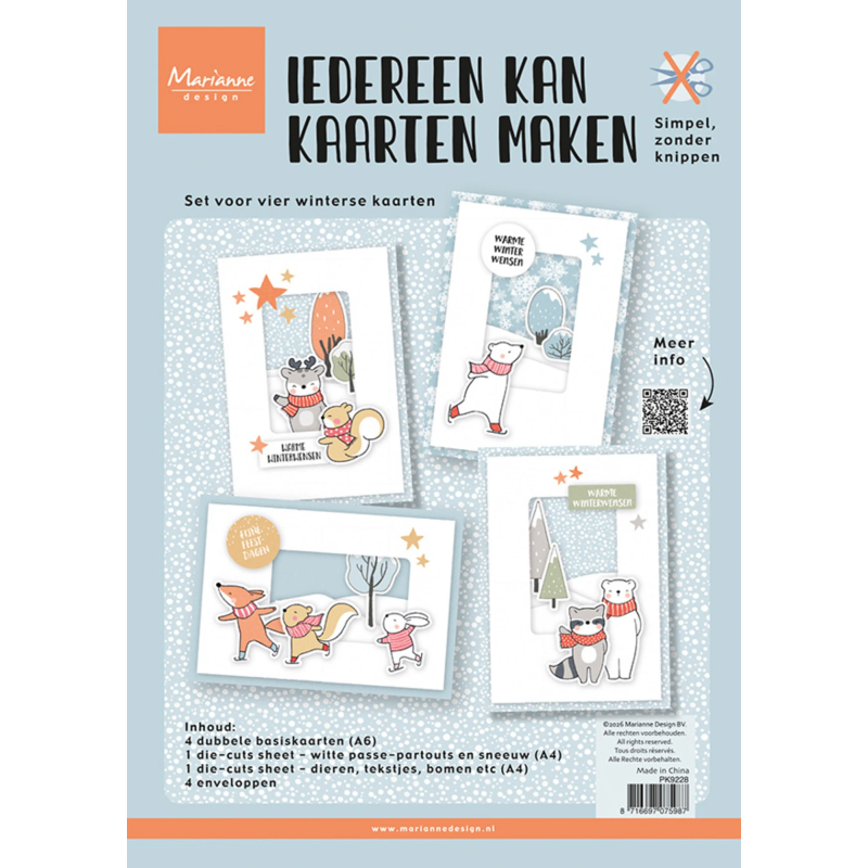 Marianne Design DIY A4 'Iedereen kan Kaarten Maken' Set