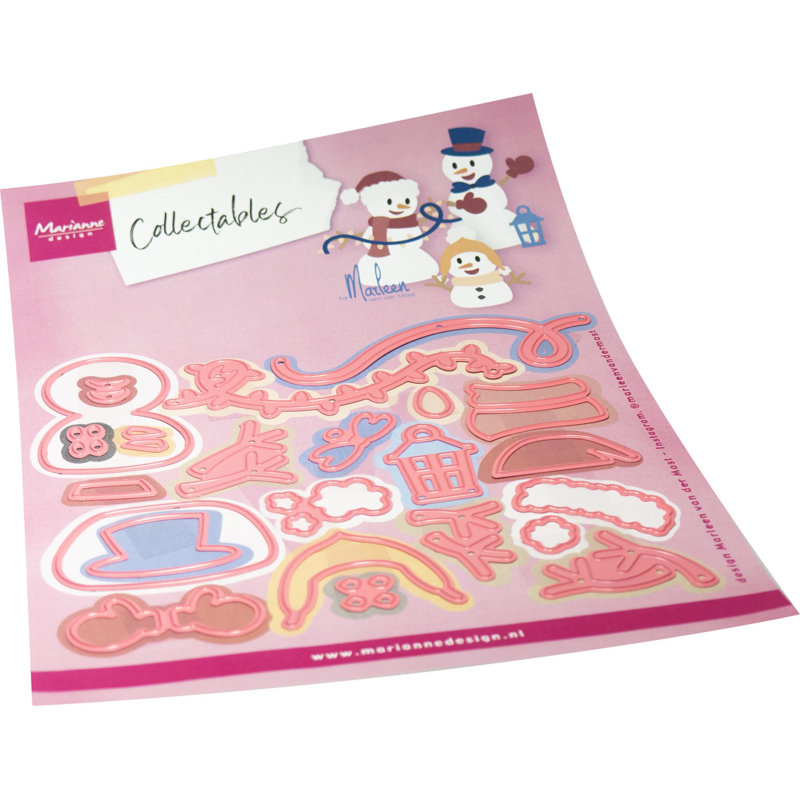 Marianne Design Collectables Happy Snowmen by Marleen
