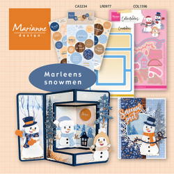 Marianne Design Collectables Happy Snowmen by Marleen