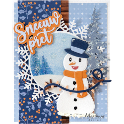 Marianne Design Collectables Happy Snowmen by Marleen