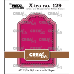 Crealies X-tra Dies no. 129 ATC Panel D