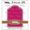 Crealies X-tra Dies no. 129 ATC Panel D