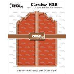 Crealies Cardzz Dies no. 638 Gatefold Card Paneel D