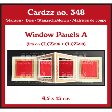 Crealies Cardzz Dies no. 348 Window Panels A