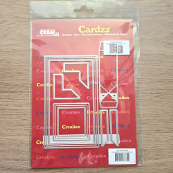 Crealies Cardzz Dies no. 349 Twist & Double Slide out Mechanism