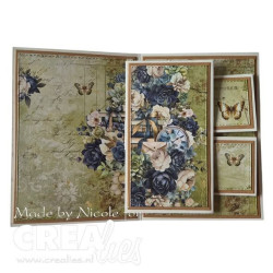 Crealies Cardzz Dies no. 349 Twist & Double Slide out Mechanism