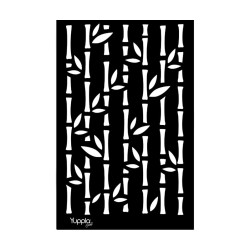 YupplaCraft BLACK Stencil - Foresta di Bambù