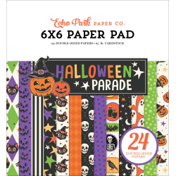 Echo Park Halloween Parade Paper Pad 15x15cm