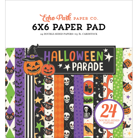 Echo Park Halloween Parade Paper Pad 15x15cm