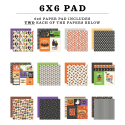 Echo Park Halloween Parade Paper Pad 15x15cm