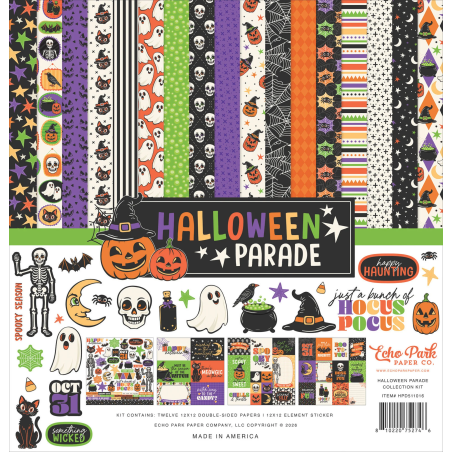 Echo Park Halloween Parade Collection Kit 30x30cm