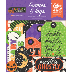 Echo Park Halloween Parade Frames & Tags 33pz