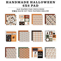 Carta Bella Handmade Halloween Paper Pad 15x15cm