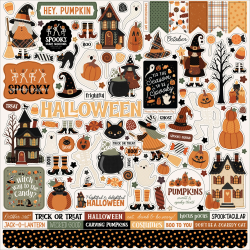 Carta Bella Handmade Halloween Paper Pad 30x30cm