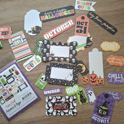 Echo Park Halloween Parade Frames & Tags 33pz