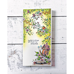 Creative Ember Designs The Travelers A6 Stamp Set Slow Down by Leonie Pujol