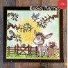 Creative Ember Designs The Travelers A6 Stamp Set Go Kick by Leonie Pujol