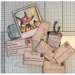 Creative Ember Designs The Travelers A6 Stamp Set Feelin' Foxy by Leonie Pujol