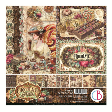 Ciao Bella Chocolate Wanderlust Paper Pad 20x20cm