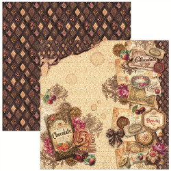 Ciao Bella Chocolate Wanderlust Paper Pad 20x20cm
