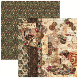 Ciao Bella Chocolate Wanderlust Paper Pad 30x30cm