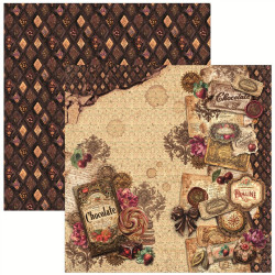 Ciao Bella Chocolate Wanderlust Paper Pad 30x30cm
