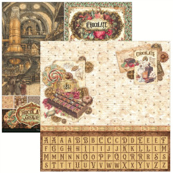 Ciao Bella Chocolate Wanderlust Patterns Pad 30x30cm