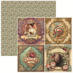 Ciao Bella Chocolate Wanderlust Patterns Pad 30x30cm