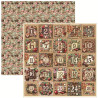 Ciao Bella Chocolate Wanderlust Patterns Pad 30x30cm