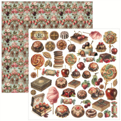 Ciao Bella Chocolate Wanderlust Patterns Pad 30x30cm