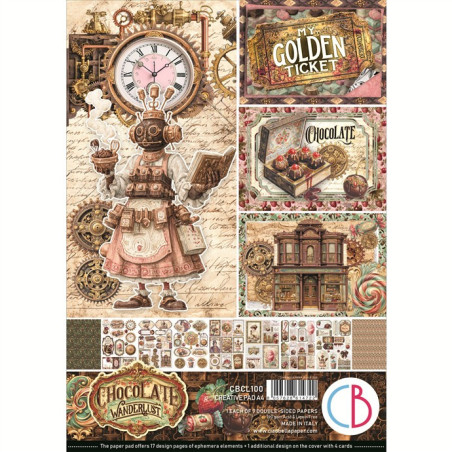 Ciao Bella Chocolate Wanderlust Creative Pad A4