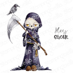 Stamping Bella ODDBALL GRIM REAPER Stamp