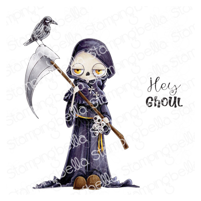 Stamping Bella ODDBALL GRIM REAPER Stamp