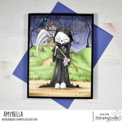 Stamping Bella ODDBALL GRIM REAPER Stamp