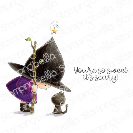 Stamping Bella BUNDLE GIRL WITCHY AND KITTY Stamp