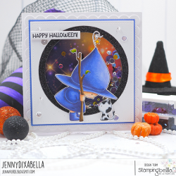 Stamping Bella BUNDLE GIRL WITCHY AND KITTY Stamp