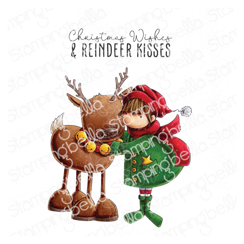 Stamping Bella TINY TOWNIE RITA’S REINDEER SNUGGLE Stamp