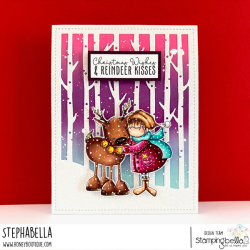 Stamping Bella TINY TOWNIE RITA’S REINDEER SNUGGLE Stamp