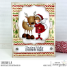 Stamping Bella TINY TOWNIE RITA’S REINDEER SNUGGLE Stamp
