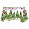 Stamping Bella CHRISTMAS TREE LOT BACKDROP Stamp