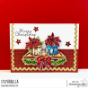 Stamping Bella SPEC-TACULAR POINSETTIA PAIR Stamp