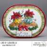 Stamping Bella SPEC-TACULAR POINSETTIA PAIR Stamp