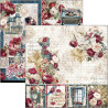Ciao Bella BOHEMIAN BURGUNDY Paper Pad 20x20cm