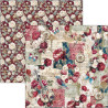 Ciao Bella BOHEMIAN BURGUNDY Paper Pad 20x20cm