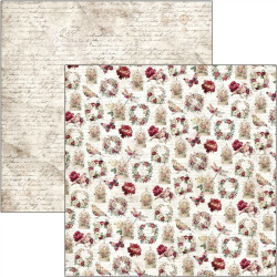 Ciao Bella BOHEMIAN BURGUNDY Paper Pad 20x20cm