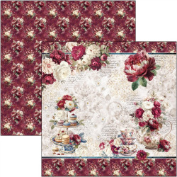 Ciao Bella BOHEMIAN BURGUNDY Paper Pad 20x20cm