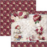 Ciao Bella BOHEMIAN BURGUNDY Paper Pad 20x20cm