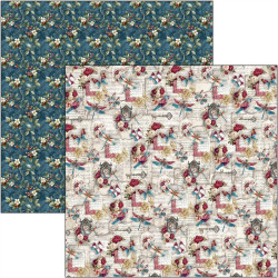 Ciao Bella BOHEMIAN BURGUNDY Paper Pad 30x30cm