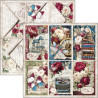 Ciao Bella BOHEMIAN BURGUNDY Paper Pad 30x30cm